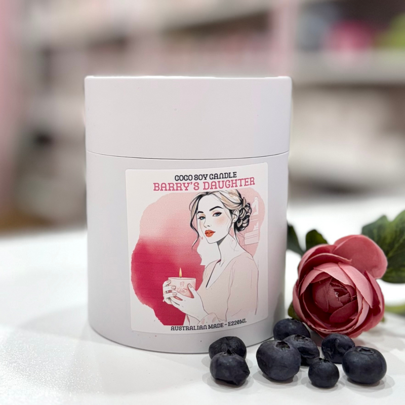 Barrys Daughter_ Large Coco Soy Candle in stone jar_Gift Packed_candle & wax melts