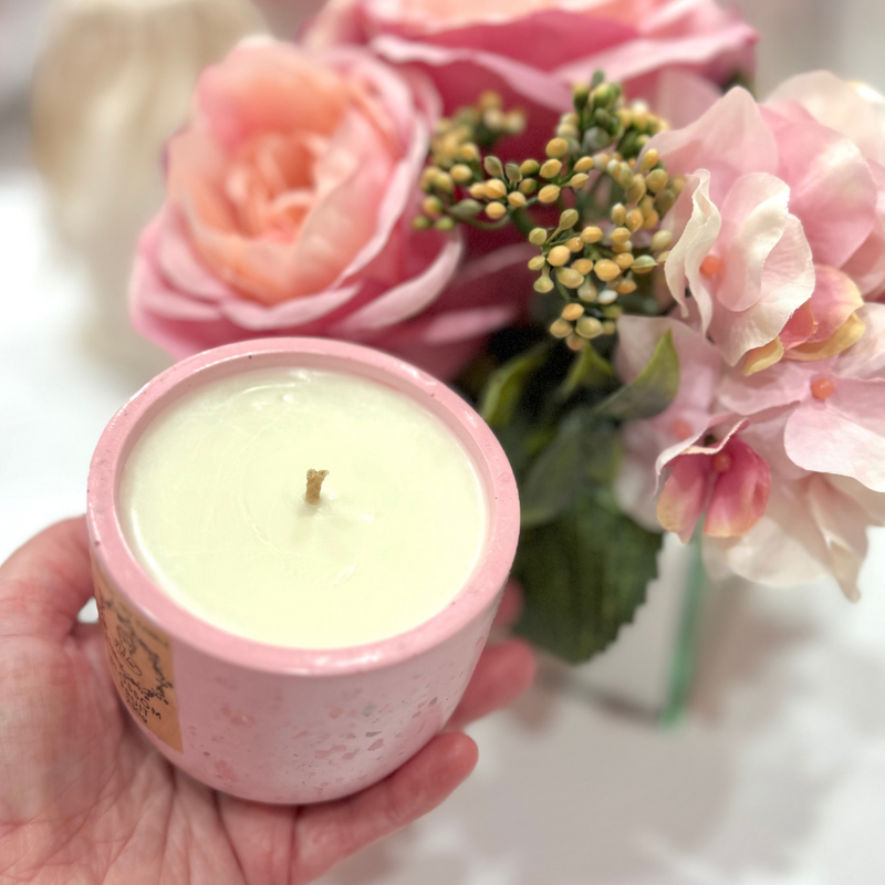 Fruit Blossom Coco Soy Candle - Stone Jar (Copy)