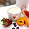 Fruity Rainbows_ Large Coco Soy Candle in stone jar_Gift Packed_candle & wax melts